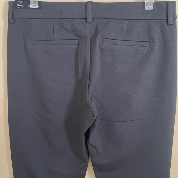 Liverpool Kelsey Straight Leg Trouser Pants 6 Petite Gray Stretch Ponte Knit NWT - Picture 6 of 12